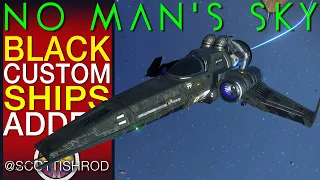 BLACK Color Custom Ships Added To No Man's Sky Adrift Update - Black Colour Ships - NMS Scottish Rod