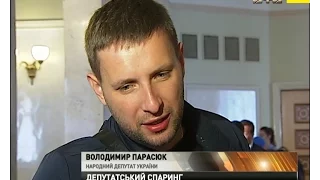 Володимир Парасюк і Олесандр Вілкул побилися після телеефіру