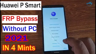 All Huawei Android 8.0/8.1 Frp Bypass Without Pc || Huawei P Smart Frp/Google Bypass Huawie p 40pro