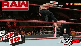 Top 10 Raw moments- WWE Top 10, July 23, 2018 WWE 2K18 || Gaming Craze!