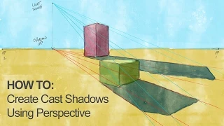 How to Draw and Paint Cast Shadows