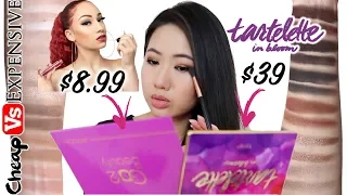 BHAD BHABIE Copycat Beauty VS Tartelette In Bloom Palette Comparison & Review | Cheap VS Expensive