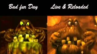 Conker's Bad Fur Day vs Live and Reloaded: The Great Mighty Poo