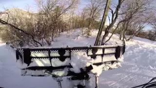 Watch the Sundance Snowcat prep the banked slalom course