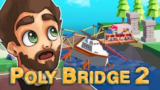 ÉPÍTÜNK SZÉP HIDAKAT 🌉 | Poly Bridge 2 (PC)