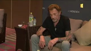 Johnny Hallyday  -  Interview ( Hôtel Méridien, Nouméa )