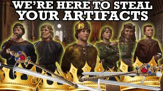 Stealing Every Artefact in Europe | Crusader Kings 3: Royal Court w/ Max0r & Friends