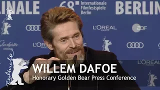 Honorary Golden Bear for Willem Dafoe | Press Conference | Berlinale 2018