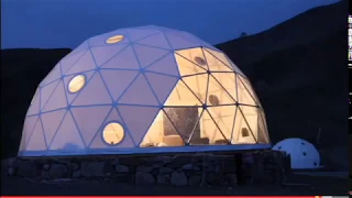 How to install a glamping geodesic dome？