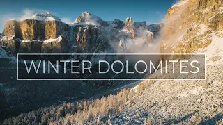 FIRST SNOW in the DOLOMITES [4K]