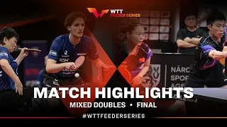 Ni Xia Lian/Luka Mladenovic vs He Zhuojia/Zhou Kai | XD Final | WTT Feeder Olomouc 2023