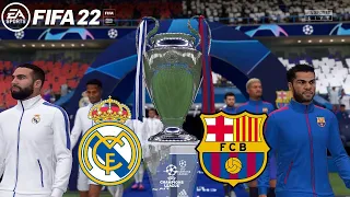 FIFA 22 Real Madrid vs Barcelona - UEFA Champions League FINAL Gameplay PC GTX 1050