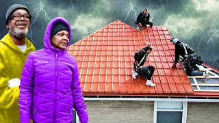 Homeowner Battling CANCER Gets a  FREE ROOF Transformation