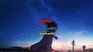 Baller - SHUBH (audio edit) abhiraj editz