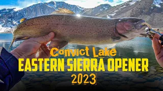 2023 EASTERN SIERRA OPENER | CONVICT LAKE | We fished the lake the first day it completely thawed!