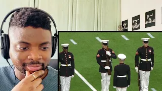 🇬🇧BRIT Reacts To US MARINE CORPS SILENT DRILL PLATOON!