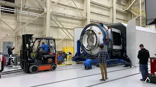 Shooting Star Cargo Module Arrives at NASA's Neil Armstrong Test Facility for Testing