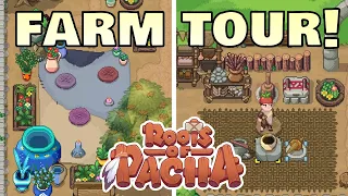 Tour of my farm in Roots of Pacha after 70 hours!