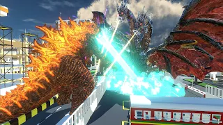 Godzilla VS Death Ghidorah! (Desghidorah) - Animal Revolt Battle Simulator