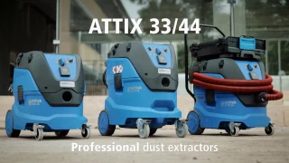 Nilfisk ATTIX 33 & 44 series of dust extractors