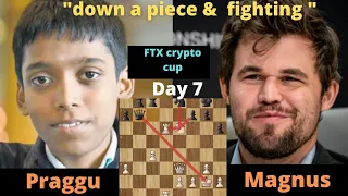 Unthinkable !!🤔🤯  || Carlsen Vs Praggnanandhaa || FTX crypto chess cup (2022)