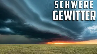 Schwere Gewitter / UNWETTER mit Hagel, Sturm und zahlreichen Blitzen! und wir sind stecken geblieben