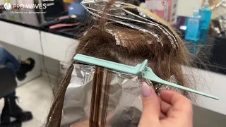 Балеж с гребен-щипка за балеаж/Balayage Holder Comb