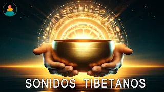 Tibetan Healing Sounds | Relaxing Sounds With Water, Sleep, Meditation, Tibetan Bowls