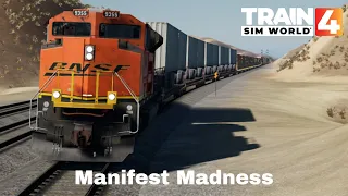 Manifest Madness | Cajon Pass | SD70ACe | Train Sim World 4