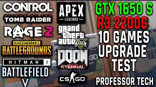 Testing 10 AAA Games with GTX 1650 Super and R3 2200G[HINDI]