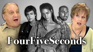 Elders React to Rihanna And Kanye West And Paul McCartney - FourFiveSeconds