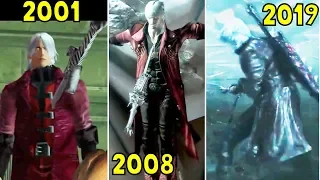 Everytime Dante Got Stabbed 2001-2019 DMC1-DMC5 | Devil May Cry 5