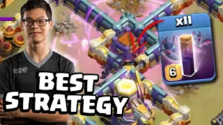 BEST BAT SPELL Value leads to 1 MINUTE 3-STAR VS MAX BASE (Clash of Clans)