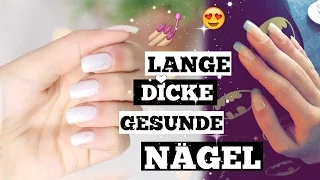 LANGE,GESUNDE,DICKE NÄGEL I meine GEHEIMTIPPS!