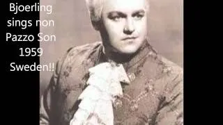 Other tenors - Jussi Bjoerling sings "Non Pazzo Son"  From Manon Lescaut Live 1959!!