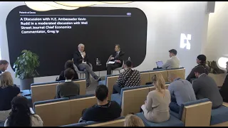 A Discussion with Kevin Rudd + Greg Ip | Palantir Davos 2024