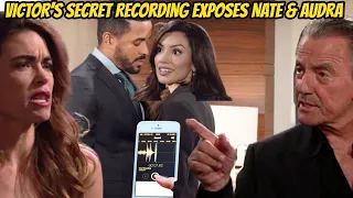 Victor's recording exposes Nate and Audra's secret, Will Victoria end the affair Y&R Spoilers