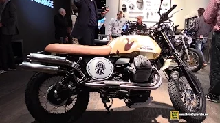 2015 Moto Guzzi V7 II Milleprecento Custom Bike - Walkaround - 2014 EICMA Milan