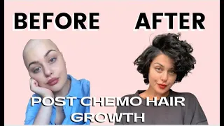Post chemo HAIR GROWTH journey!