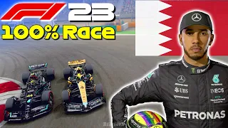 F1 23 - Let's Make Hamilton An 8x World Champion #1: 100% Race Bahrain