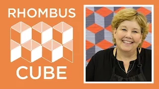 Make a Rhombus Cube Quilt the EASY Way with Jenny Doan of Missouri Star! (Video Tutorial)