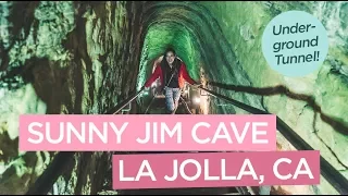 Underground Tunnel to the Sunny Jim Cave in La Jolla, California