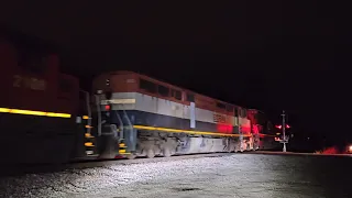 Canadian National Dash 8 Funeral Train on M338-91. Wayne, IL.