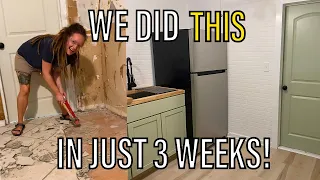 EXTREME DIY KITCHEN RENOVATION ON A BUDGET | WEEK 3