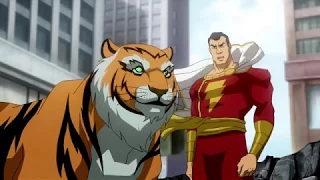 Superman and Shazam vs Black Adam   Fight Scene   Part 2