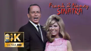 Frank Sinatra & Nancy Sinatra AI 4K enhanced - Downtown -These Boots are Made for Walking 1966