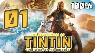 The Adventures of Tintin: The Game Walkthrough Part 1 (PS3, X360, Wii) 100% Movie Chapter 1 to 5