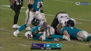Jacoby Brisset SCREAMING Injury vs. Ravens