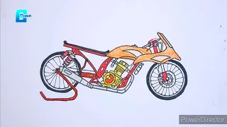 CARA MENGGAMBAR MOTOR HEREX RACING THAILAND | DRAWING HEREX