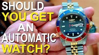 SHOULD YOU GET AN AUTOMATIC WATCH? WHATS THE DIFFERENCE TO A "NORMAL" QUARTZ WATCH? THINGS TO KNOW!!